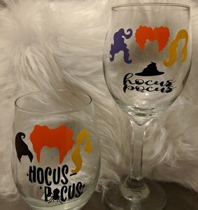 Hocus Pocus Wine glass